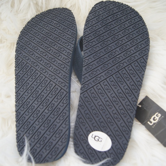 UGG Sandal Shoes Union Tasman M Camano Flip Blue Size 9 New Leather main image 4